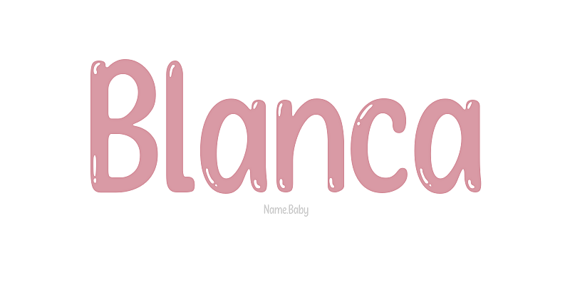 Blanca - Name Meaning and Popularity
