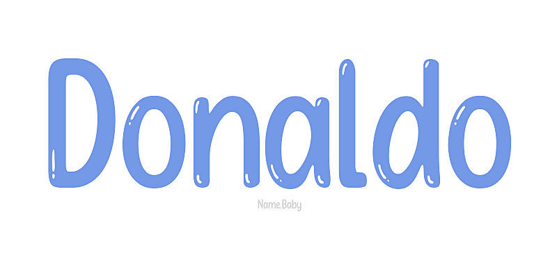 Donaldo - Name Meaning and Popularity