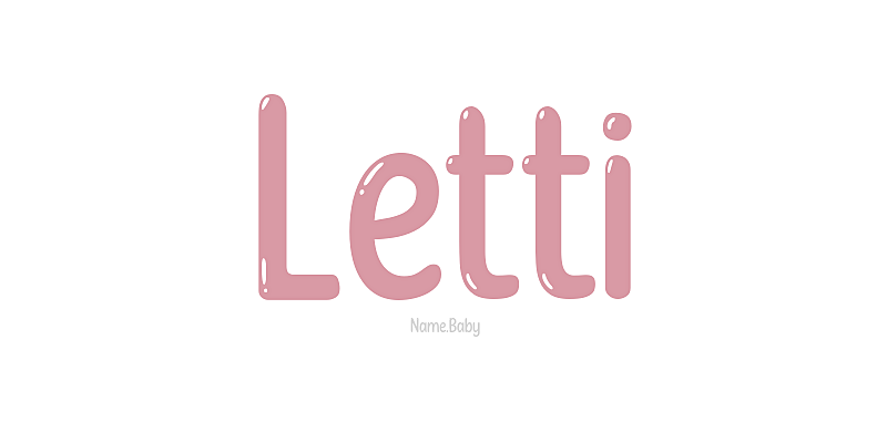 Letty Symbol Letti - Name Meaning and Popularity